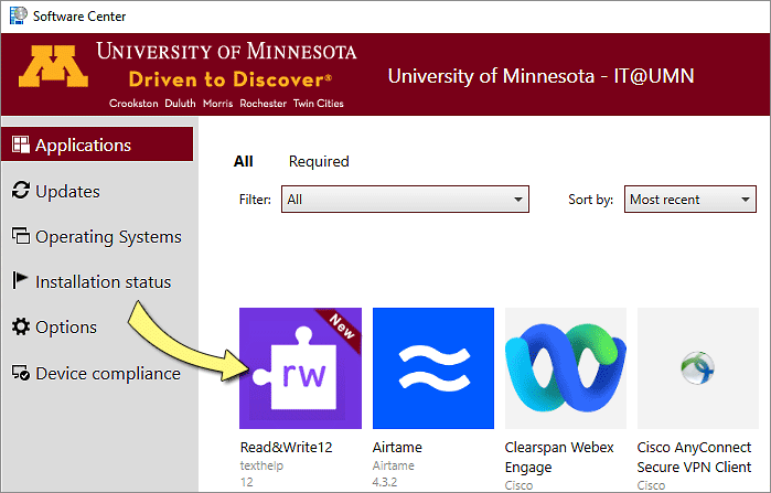university of minnesota software download