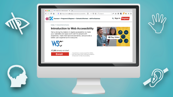 Illustration: edX Introduction to Web Accessibility Online Course