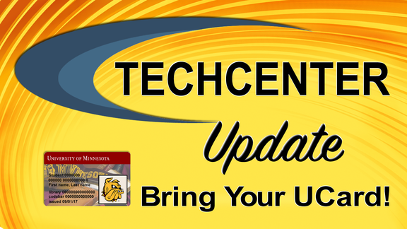 Illustration: TechCenter Update. Bring Your Ucard.