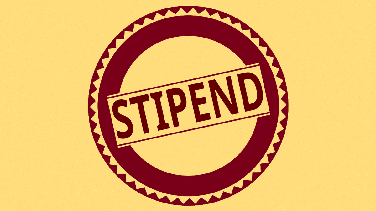Illustration: Seal with the word 'Stipend' on it.