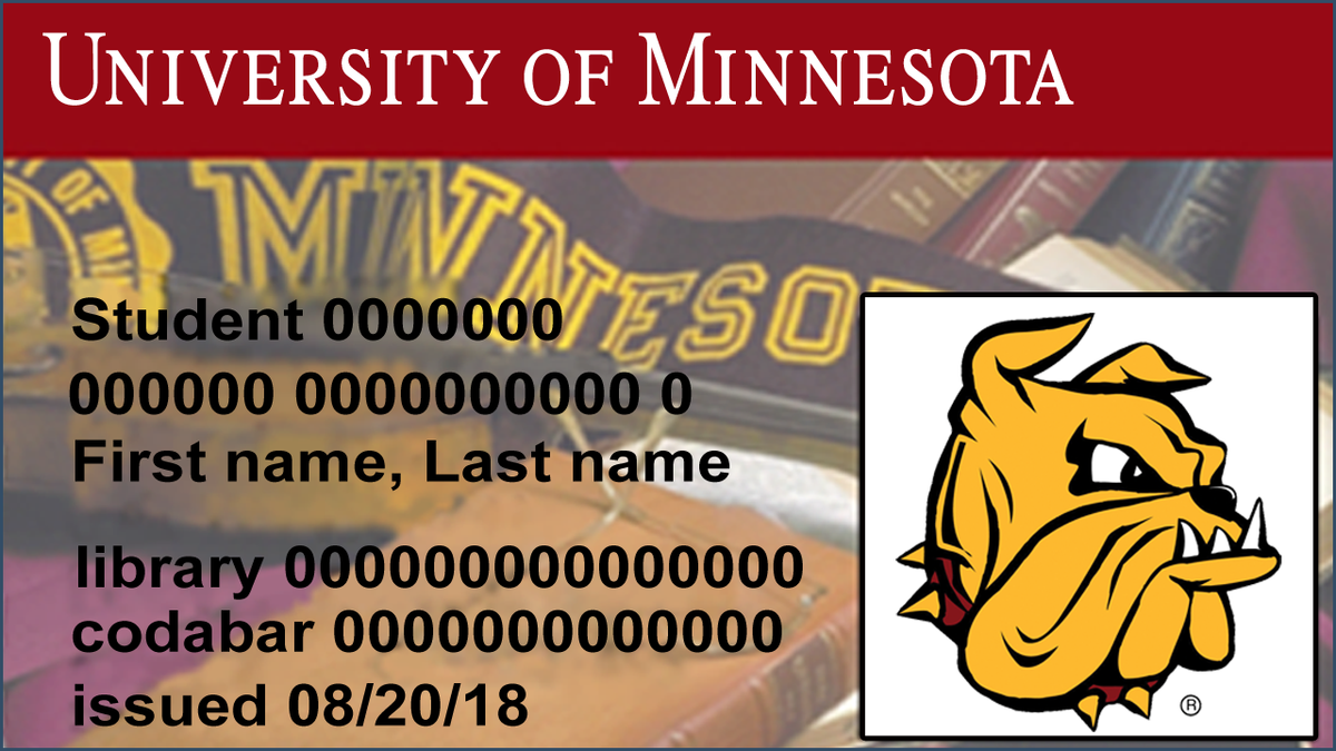 Illustration: University of Minnesota Ucard