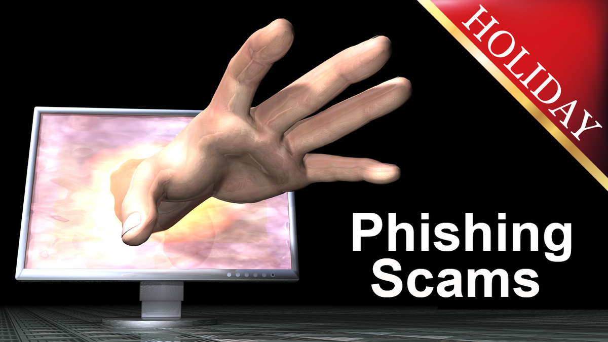 Photomontage: Holiday Phishing Scams
