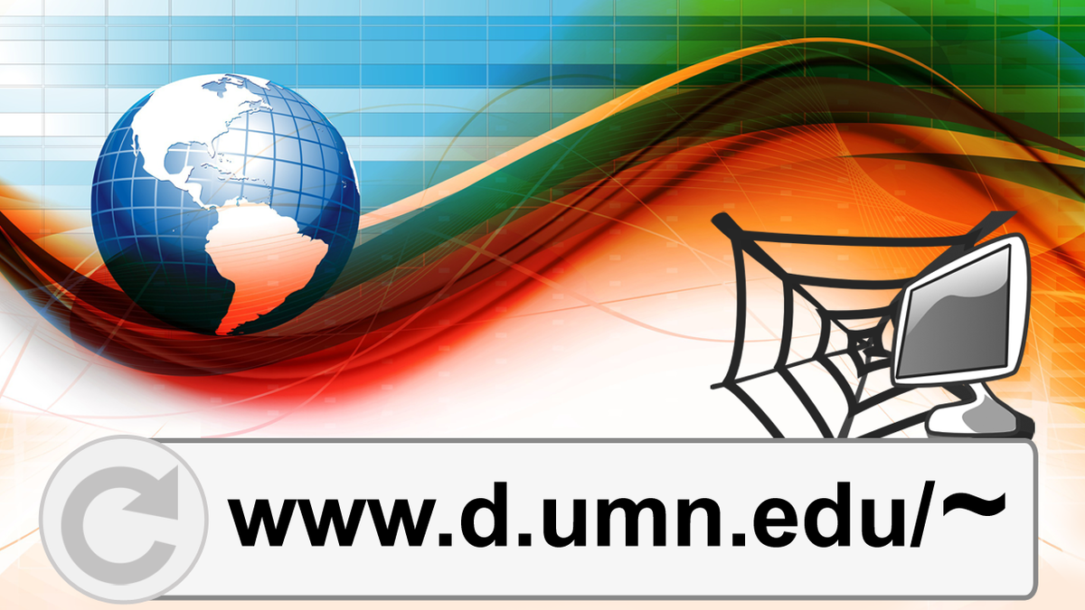 Web server collage: www.d.umn.edu