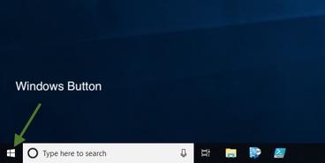 Screenshot of Windows Button