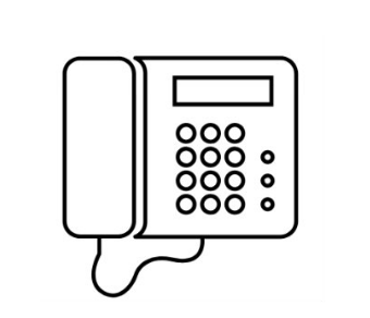 Icon: desktop phone